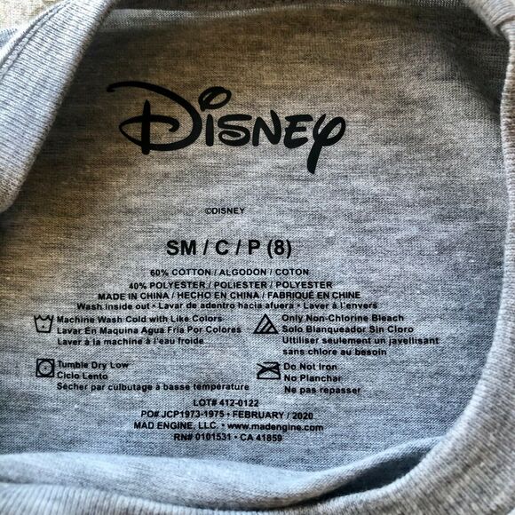 Disney Mickey Mouse Shirt Children 8 T-Shirt - Small - Picture 3 of 4